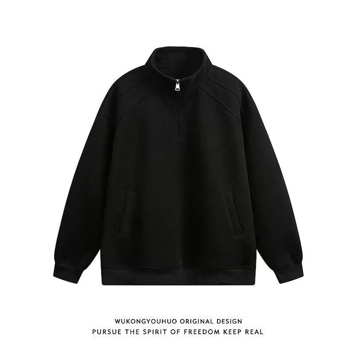 Ladies sporty pullover with stand-up collar Hudson & Parker