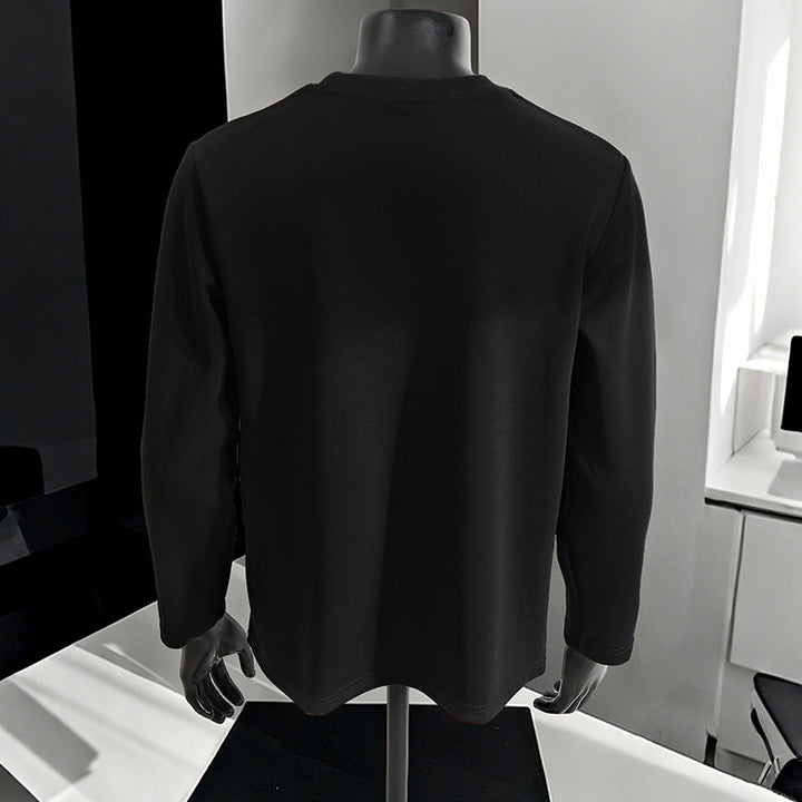Men's Casual Raglan Sweatshirt with Crew Neck, Light Texture and Relaxed Fit Hudson & Parker