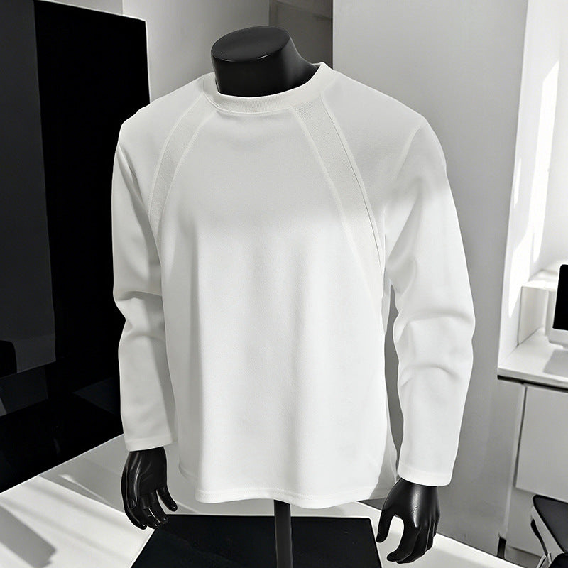 Men's Casual Raglan Sweatshirt with Crew Neck, Light Texture and Relaxed Fit Hudson & Parker