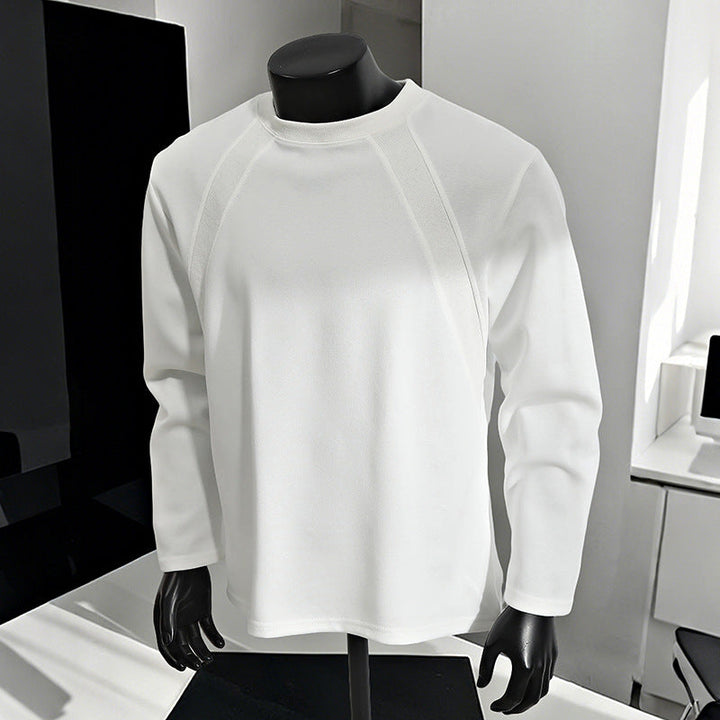 Men's Casual Raglan Sweatshirt with Crew Neck, Light Texture and Relaxed Fit Hudson & Parker