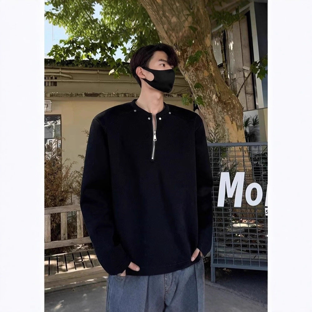 Men's High-Quality Stand-Up Collar Sweater Hudson & Parker