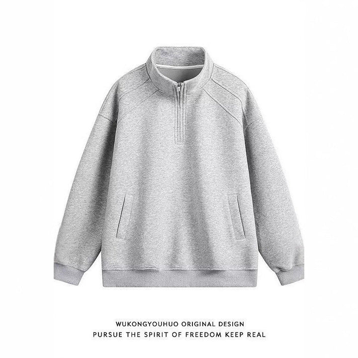 Ladies sporty pullover with stand-up collar Hudson & Parker