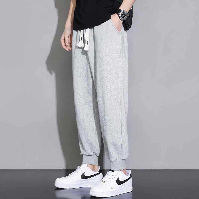 Men's Relaxed Sweatpants with Drop Crotch, Drawstring, and Ribbed Cuffs Hudson & Parker