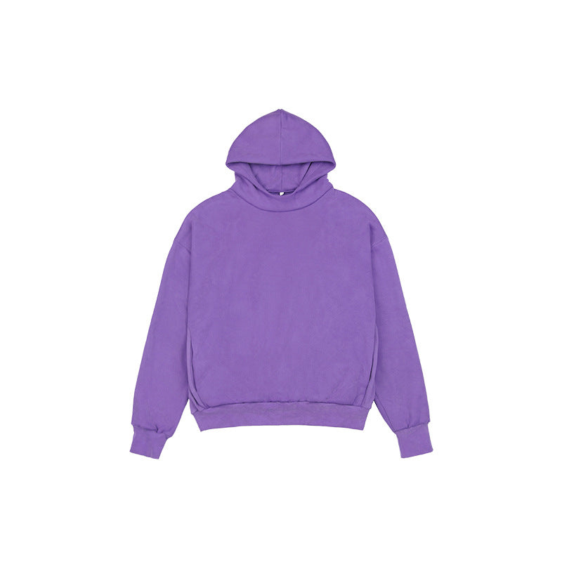 Unisex Minimalist Hoodie in Clean Look with Reinforced Collar Hudson & Parker