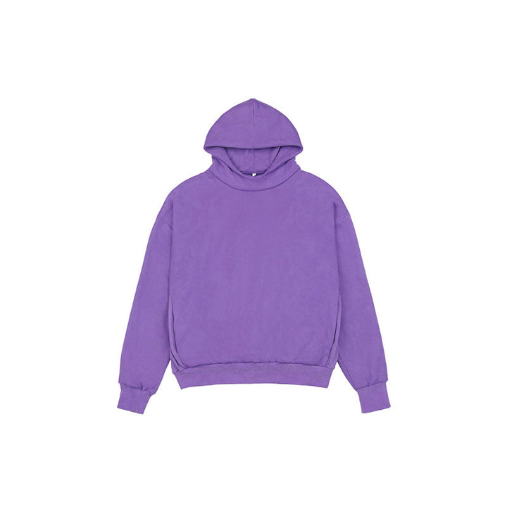 Unisex Minimalist Hoodie in Clean Look with Reinforced Collar Hudson & Parker