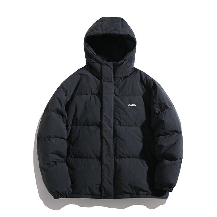 Unisex Padded Hooded Puffer Jacket in Boxy Cut with Thermal Filling and Windproof Shell Hudson & Parker