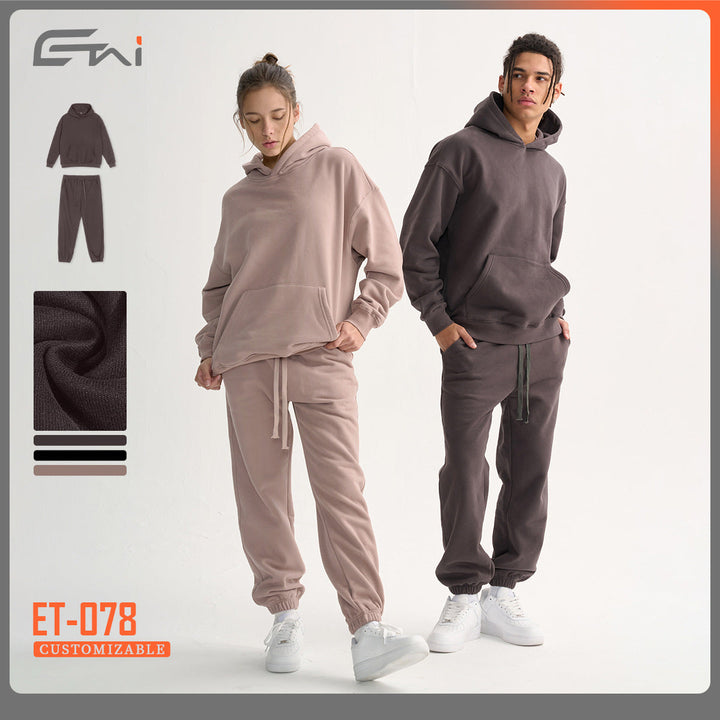Unisex Oversize Hoodie with Drop Shoulder and Kangaroo Pocket Hudson & Parker