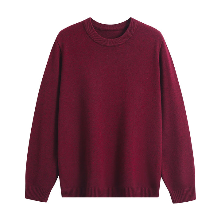 Unisex Oversize Round Neck Sweater made of heavy blend with ribbed cuffs Hudson & Parker