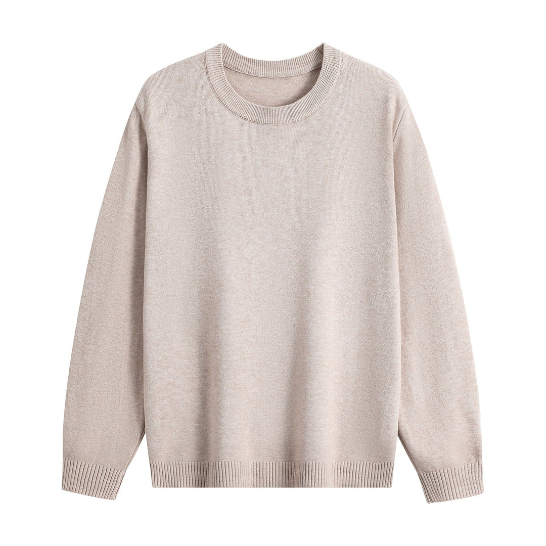 Unisex Oversize Round Neck Sweater made of heavy blend with ribbed cuffs Hudson & Parker