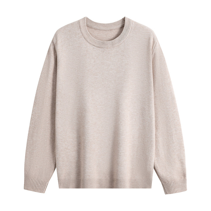 Unisex Oversize Round Neck Sweater made of heavy blend with ribbed cuffs Hudson & Parker