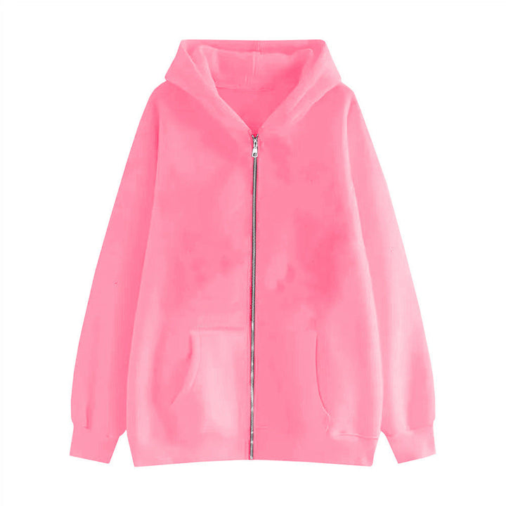 Unisex casual hoodie jacket with sturdy metal zipper double-layered hood and deep kangaroo pockets Mune Fashion