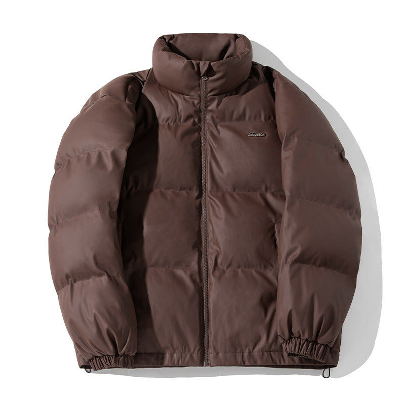 Unisex Boxy Thermo Padded Jacket with High Collar, Windproof Outer Material and Drawstring Hem Hudson & Parker