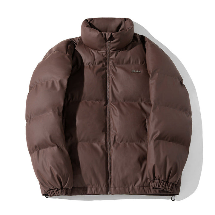 Unisex Boxy Thermo Padded Jacket with High Collar, Windproof Outer Material and Drawstring Hem Hudson & Parker