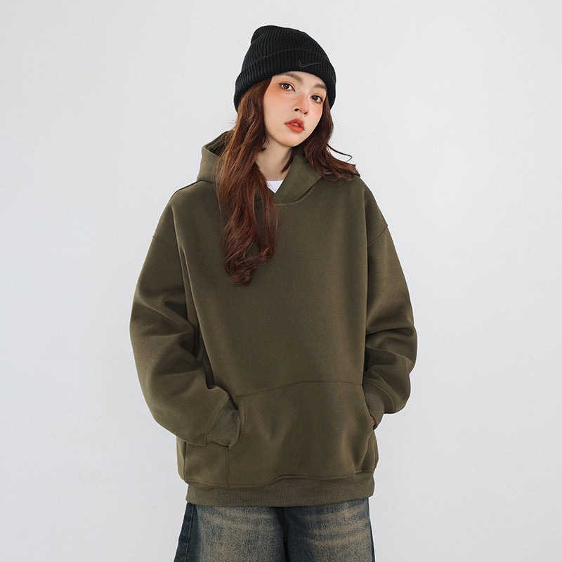 Unisex Oversize Hoodie made of heavy scuba fleece with kangaroo pocket Hudson & Parker