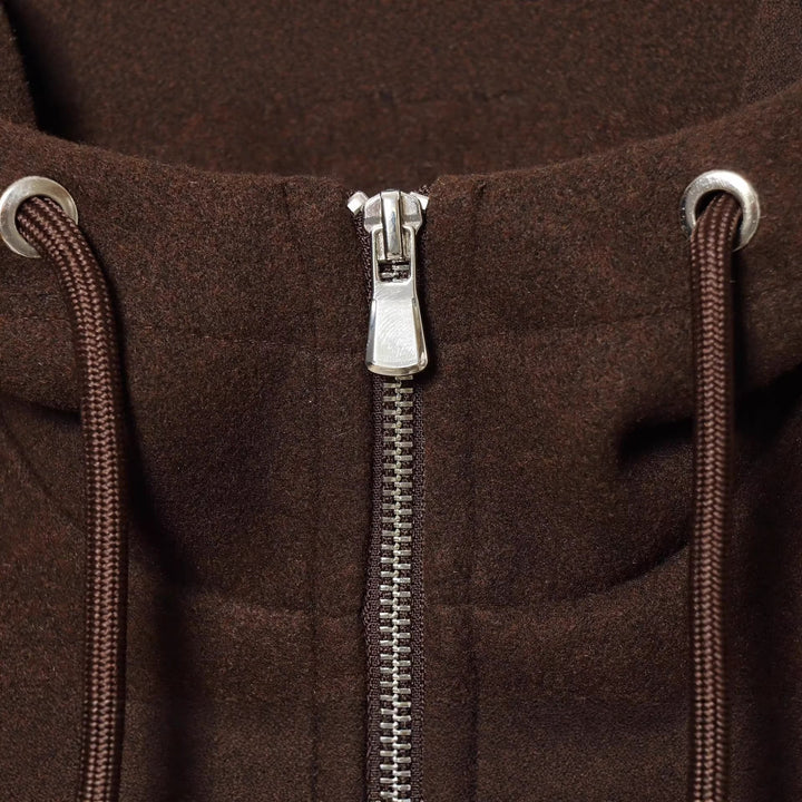 Women's Oversize Hoodie Jacket made of Blend in Boxy Cropped Cut Hudson & Parker