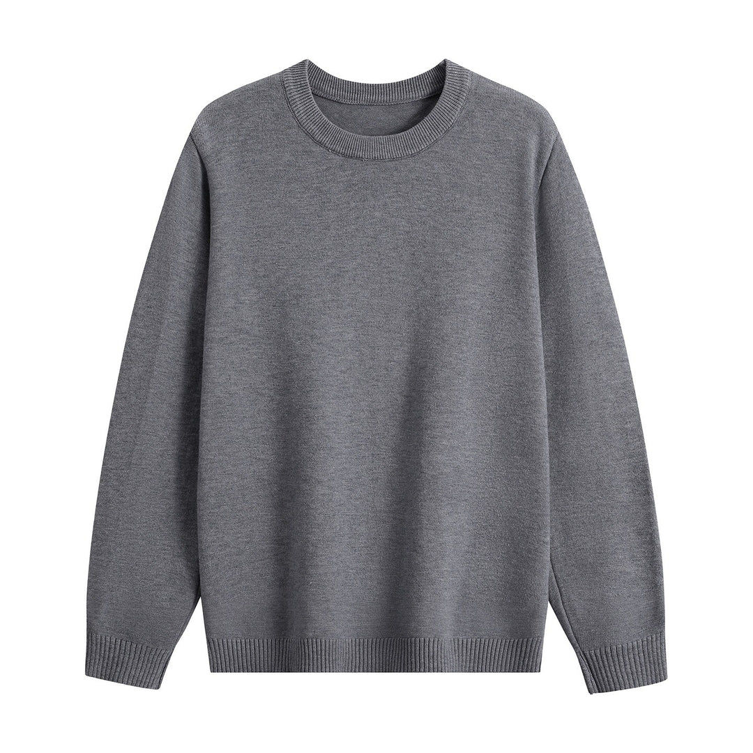 Unisex Oversize Round Neck Sweater made of heavy blend with ribbed cuffs Hudson & Parker