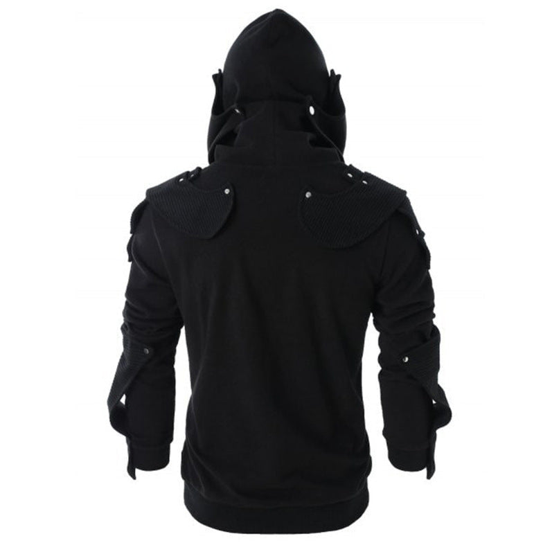 Men's Stylish Hoodie with Innovative Collar and Practical Pockets Hudson & Parker