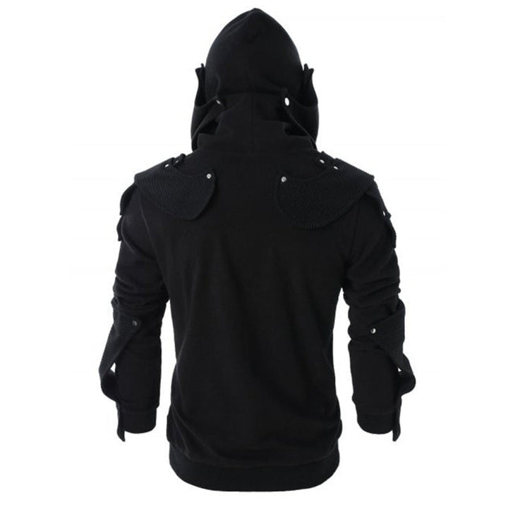 Men's Stylish Hoodie with Innovative Collar and Practical Pockets Hudson & Parker