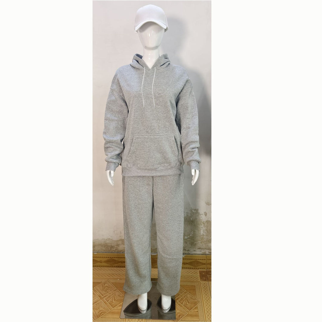 Women's cozy oversized hoodie and wide jogger pants set Hudson & Parker
