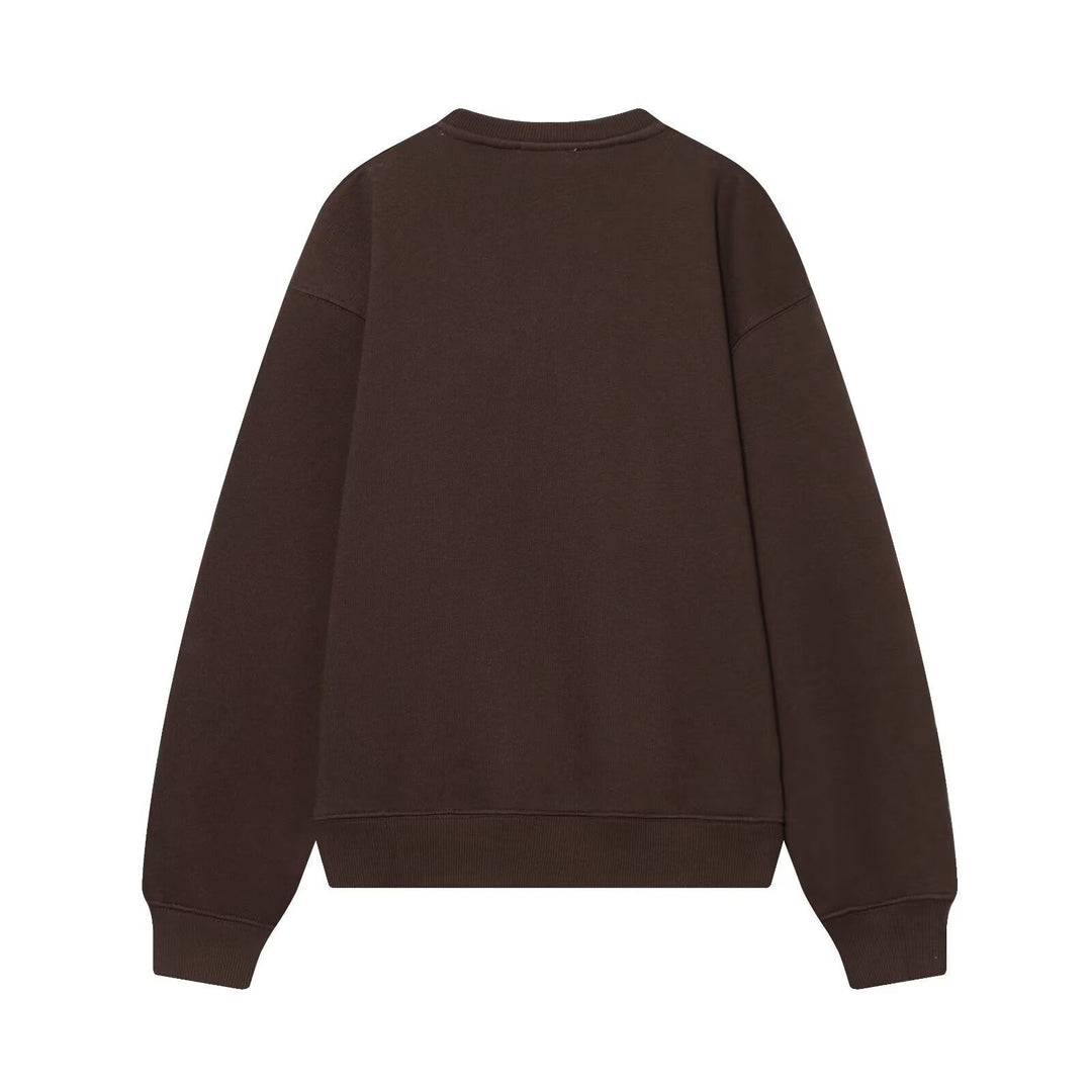 Women's wide sweatshirt with three-dimensional bow application and ribbed cuffs Hudson & Parker