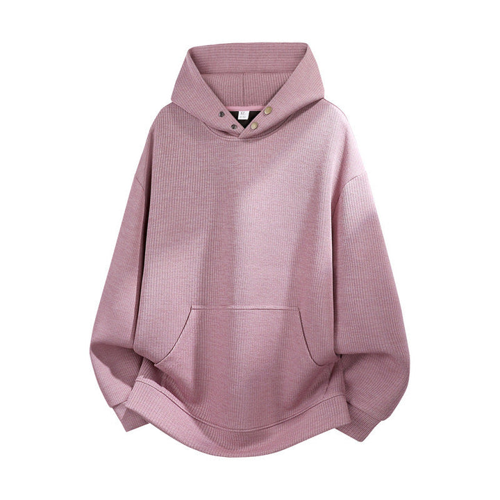 Unisex Oversize Hoodie with High Collar Trim & Kangaroo Pocket Hudson & Parker
