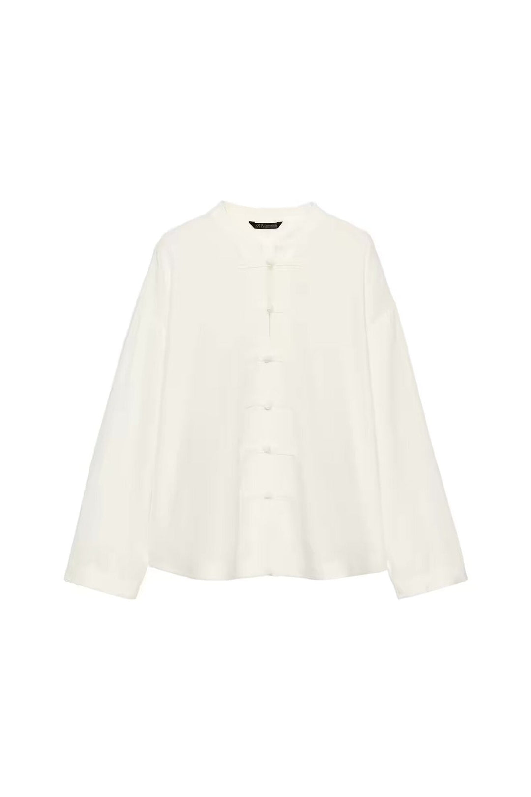 Men's Loose -Linen Jacket in China Style with Stand-up Collar and Knot Closures Hudson & Parker