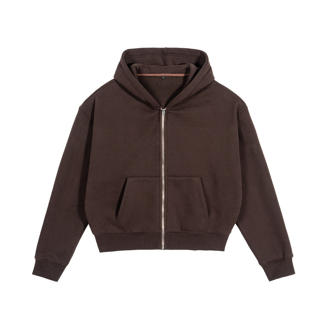 Unisex Hooded Sweat Jacket with Full Zip and Kangaroo Pocket Hudson & Parker