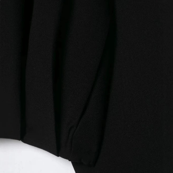 Women’s short-cut boxy blouson with high stand-up collar and dropped shoulders Hudson & Parker
