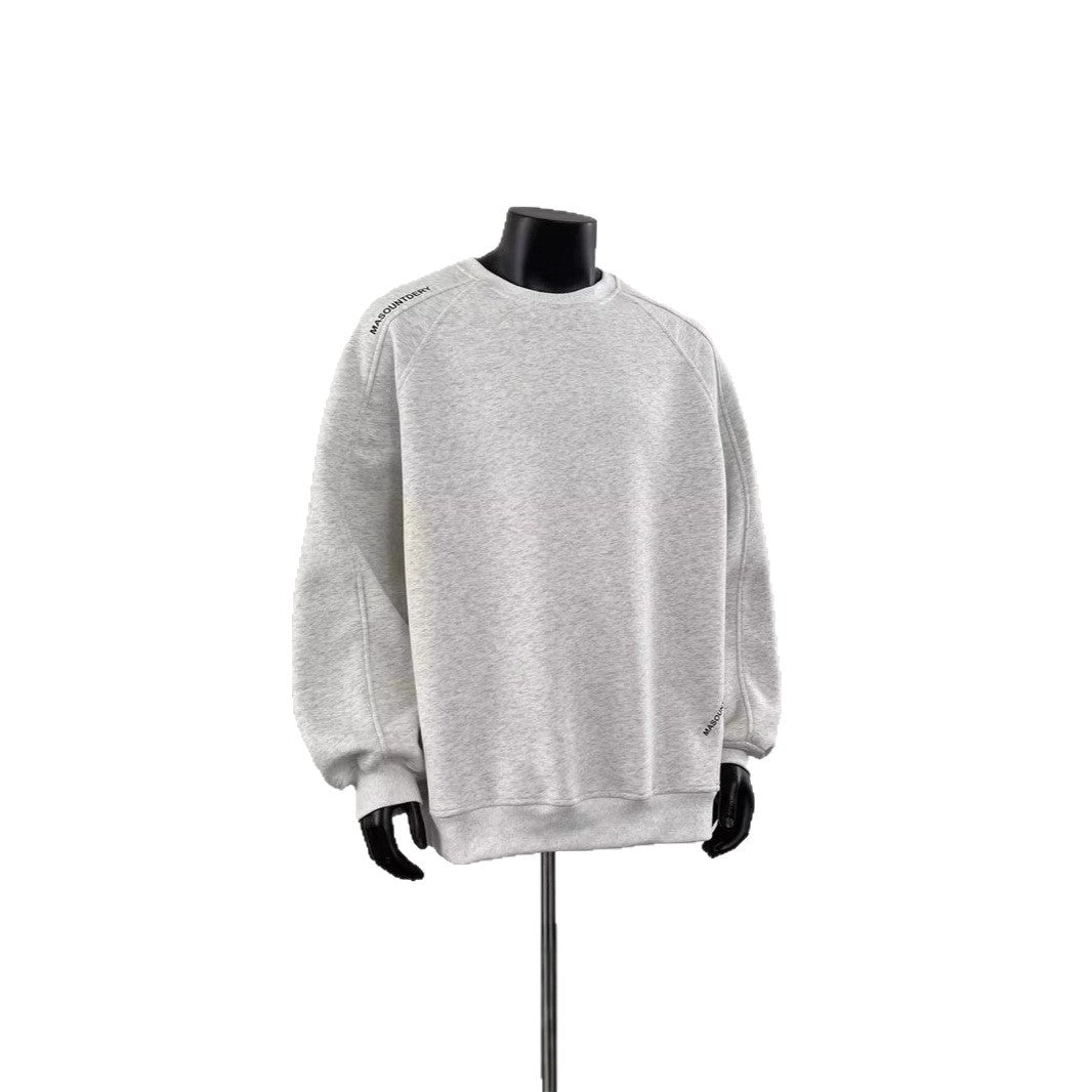 Men's Stylish Sweatshirt with Shoulder Patch Design Hudson & Parker
