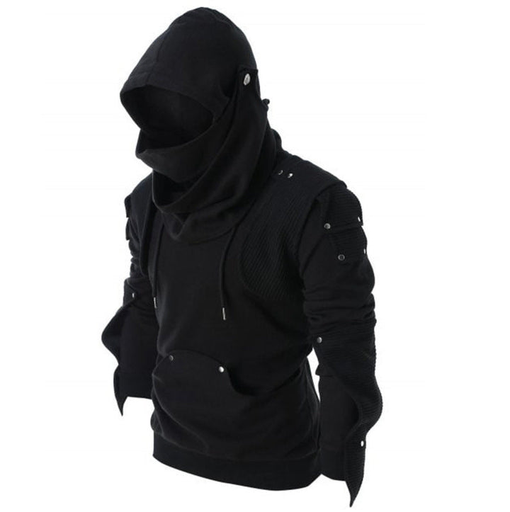 Men's Stylish Hoodie with Innovative Collar and Practical Pockets Hudson & Parker