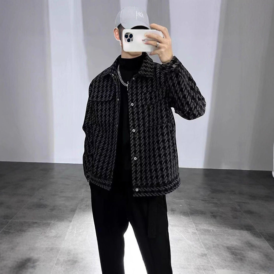 Men's Fashion Houndstooth Jacket Hudson & Parker