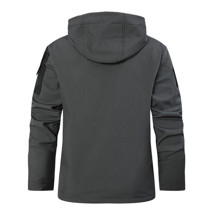 Men's functional softshell jacket with fleece inner lining and hood Hudson & Parker