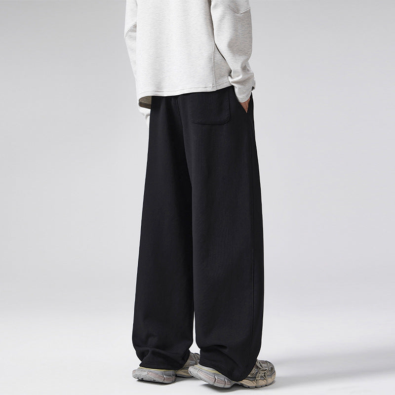 Men's Oversized Sweatpants with drawstring waistband, double-layer hem and Relaxed Fit Hudson & Parker