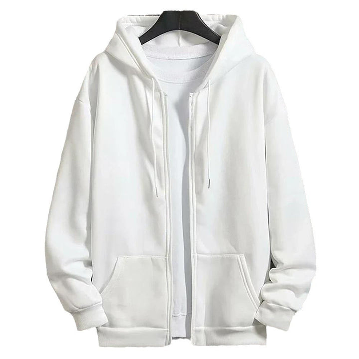 Unisex Zip-Hoodie with concealed zipper, minimalist silhouette and brushed inner lining Hudson & Parker