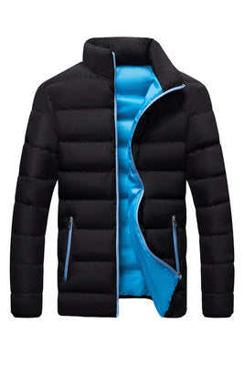 Men's lightweight quilted thermo quilted jacket with contrasting inner lining Hudson & Parker