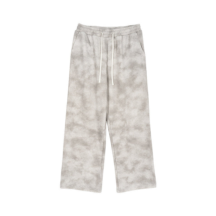 Men's Loose-Fit Sweatpants with Cloud Pattern and Elastic Waistband Hudson & Parker