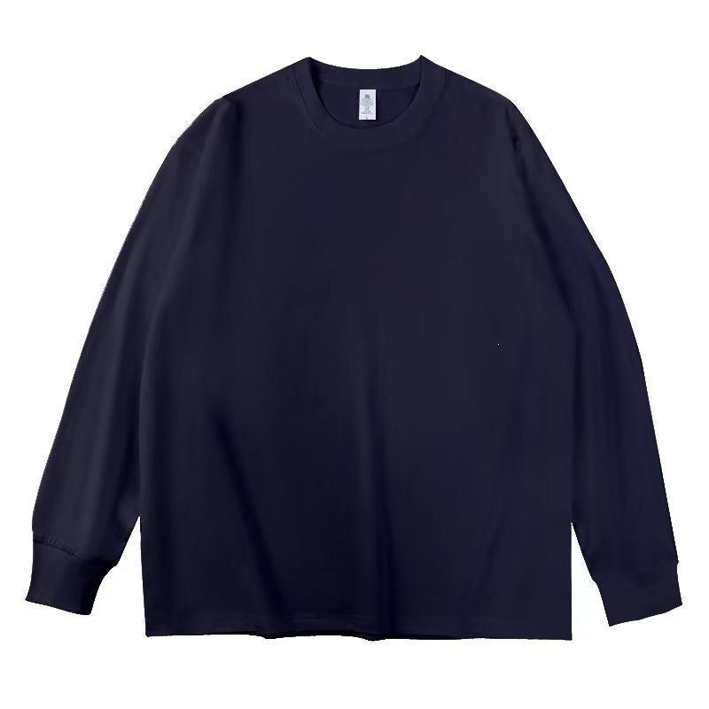 Unisex Oversize-Long Sleeve Sweatshirt with Crew Neck and Ribbed Cuffs Hudson & Parker