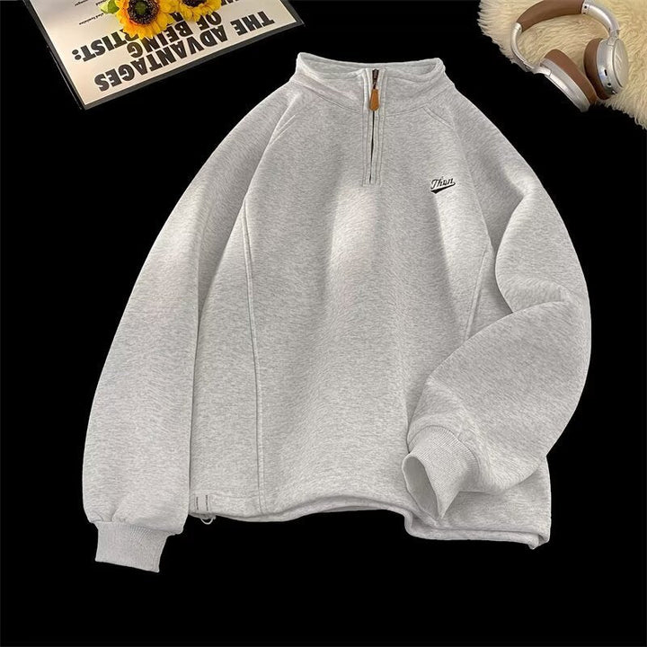 Ladies Urban Fleece Pullover with Stand-up Collar Hudson & Parker