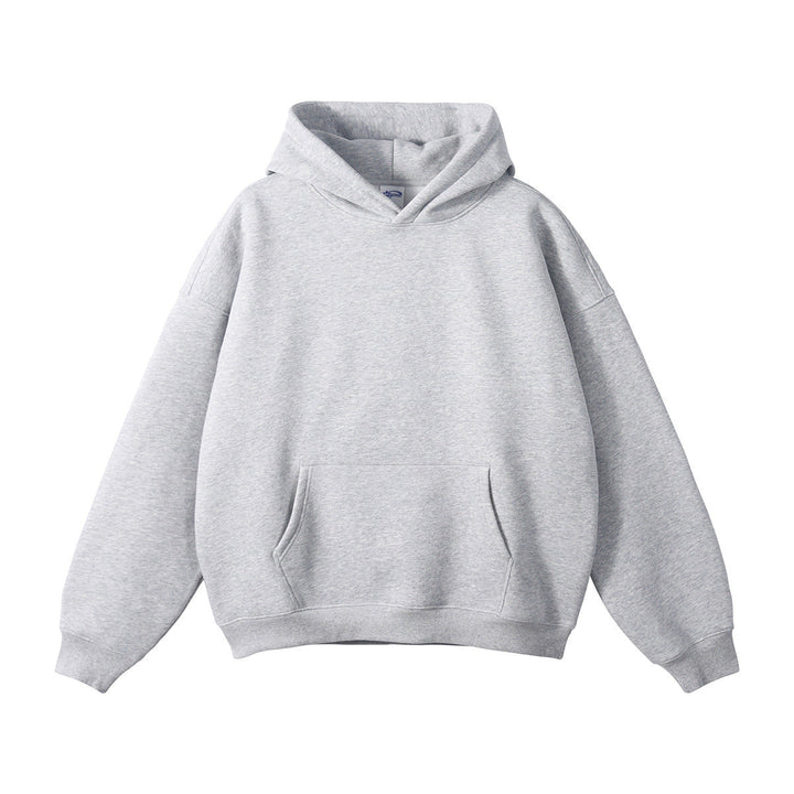 Unisex wide-cut hoodie with dropped shoulders, kangaroo pocket, and ribbed cuffs Hudson & Parker
