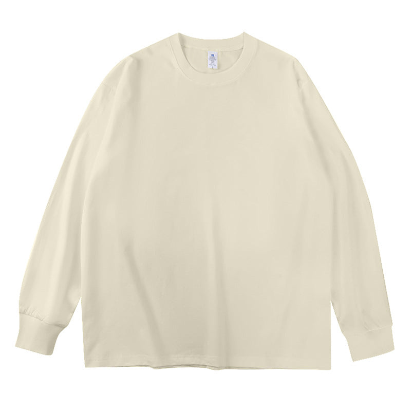 Unisex Oversize-Long Sleeve Sweatshirt with Crew Neck and Ribbed Cuffs Hudson & Parker