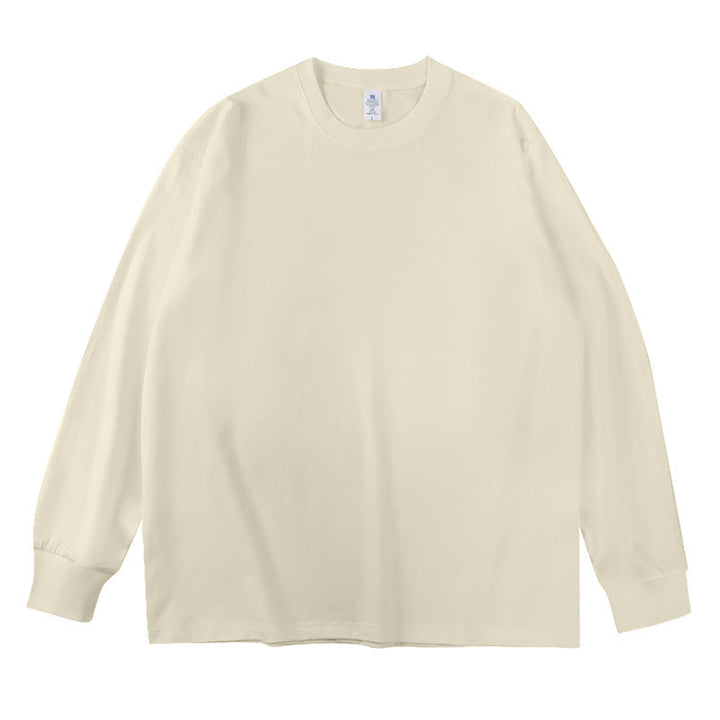 Unisex Oversize-Long Sleeve Sweatshirt with Crew Neck and Ribbed Cuffs Hudson & Parker