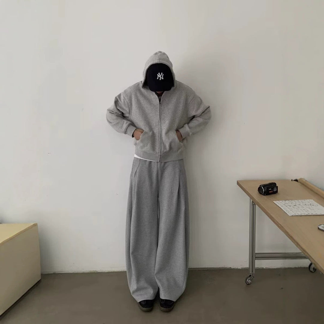Women's Fashion Oversized Hoodie and Wide-leg Pants Set Hudson & Parker