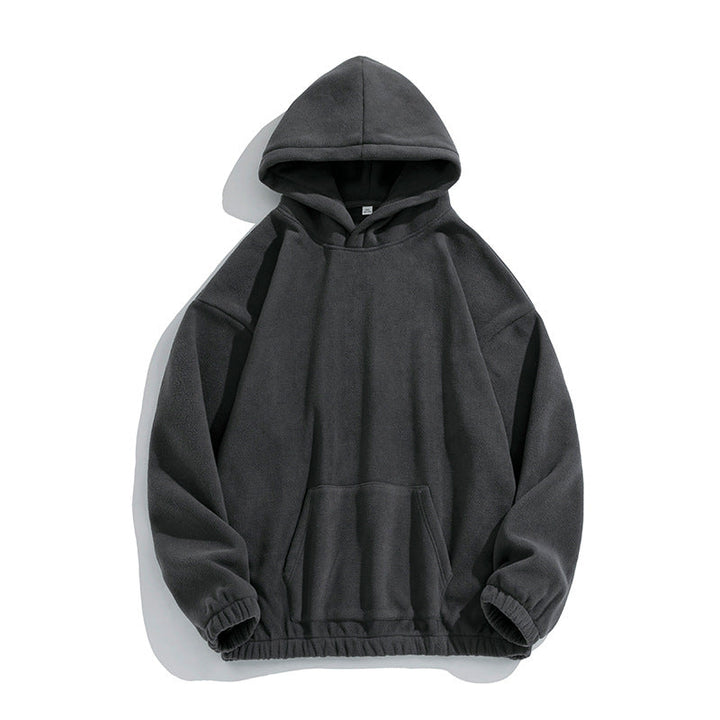 Unisex Oversize Fleece Hoodie with elastic hem and applied kangaroo pocket Hudson & Parker