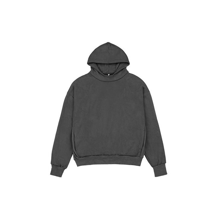 Unisex Minimalist Hoodie in Clean Look with Reinforced Collar Hudson & Parker