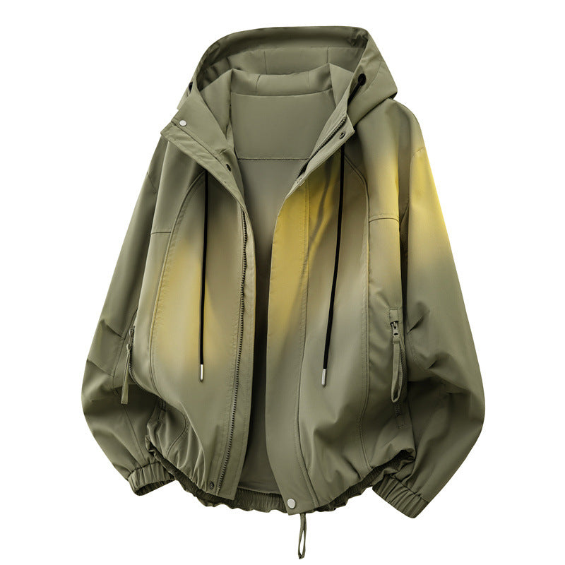 Men's Urban Tech Hoodie with weatherproof membrane, concealed zipper & elastic hem Hudson & Parker