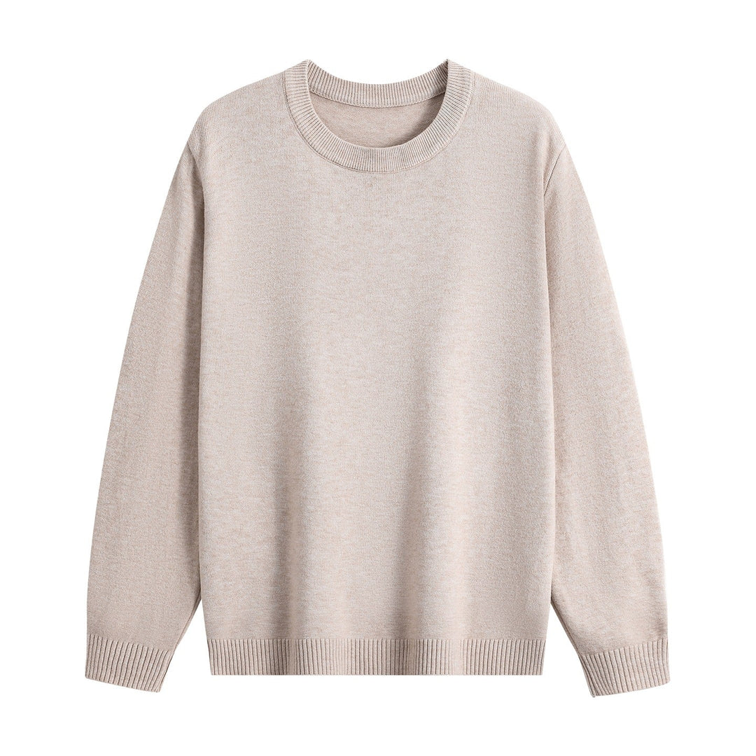 Unisex Oversize Round Neck Sweater made of heavy blend with ribbed cuffs Hudson & Parker