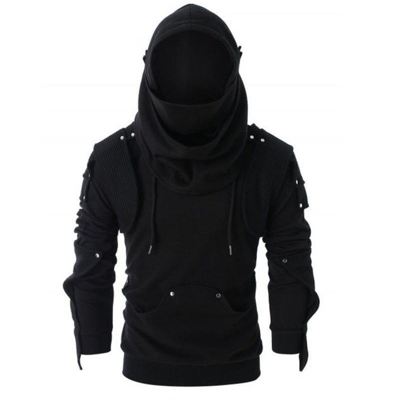 Men's Stylish Hoodie with Innovative Collar and Practical Pockets Hudson & Parker