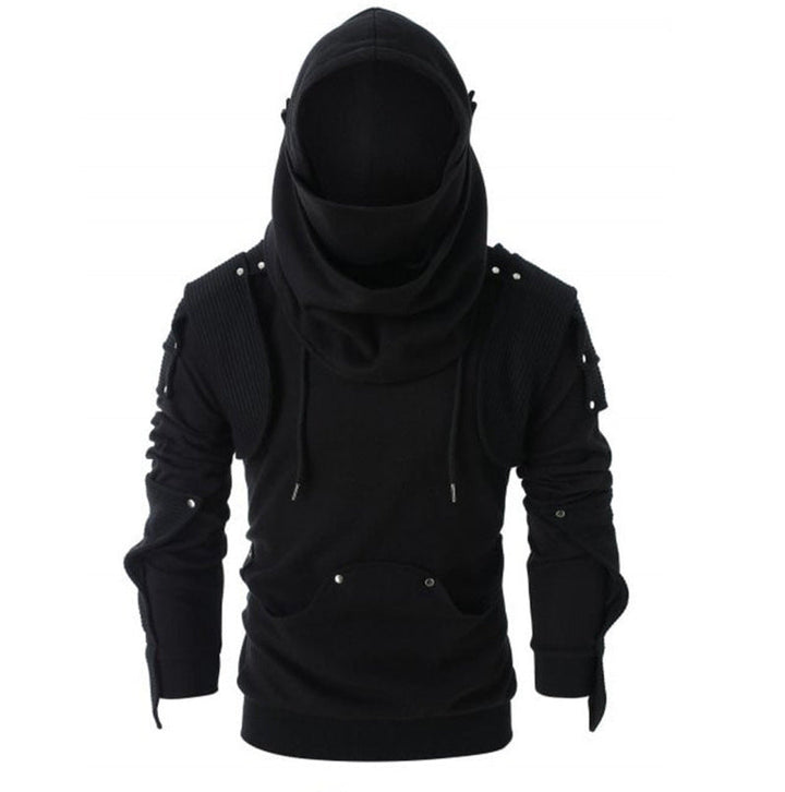 Men's Stylish Hoodie with Innovative Collar and Practical Pockets Hudson & Parker