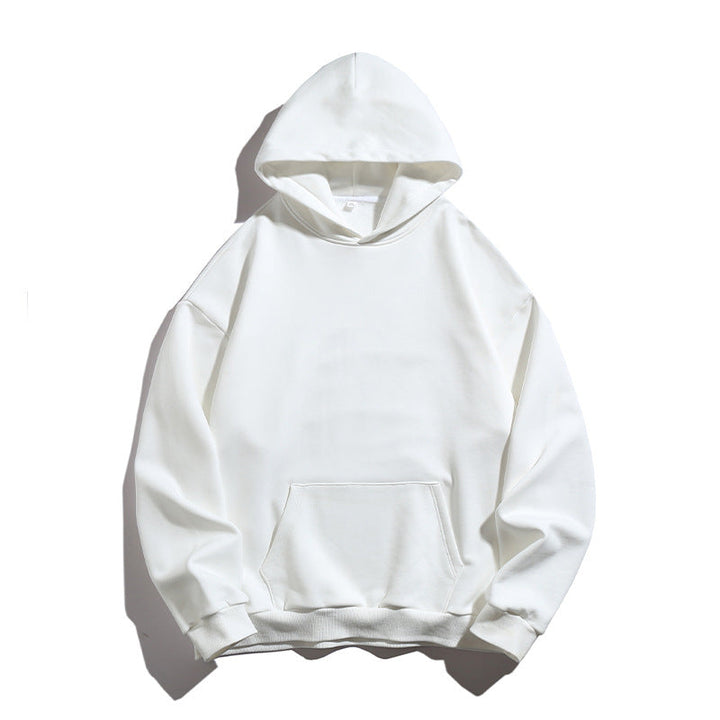 Unisex Boxy Hoodie with minimalist seam design, kangaroo pocket and extended back Hudson & Parker