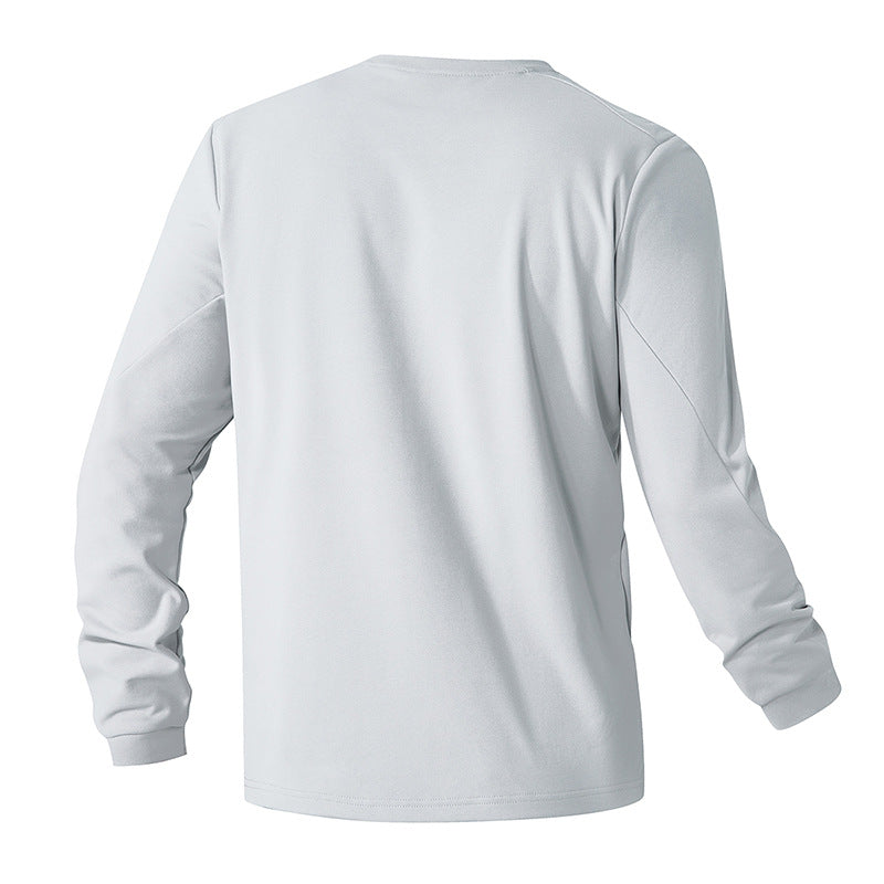 Unisex Oversize Long Sleeve Sweatshirt with Chest Zipper Pocket and Crew Neck Hudson & Parker